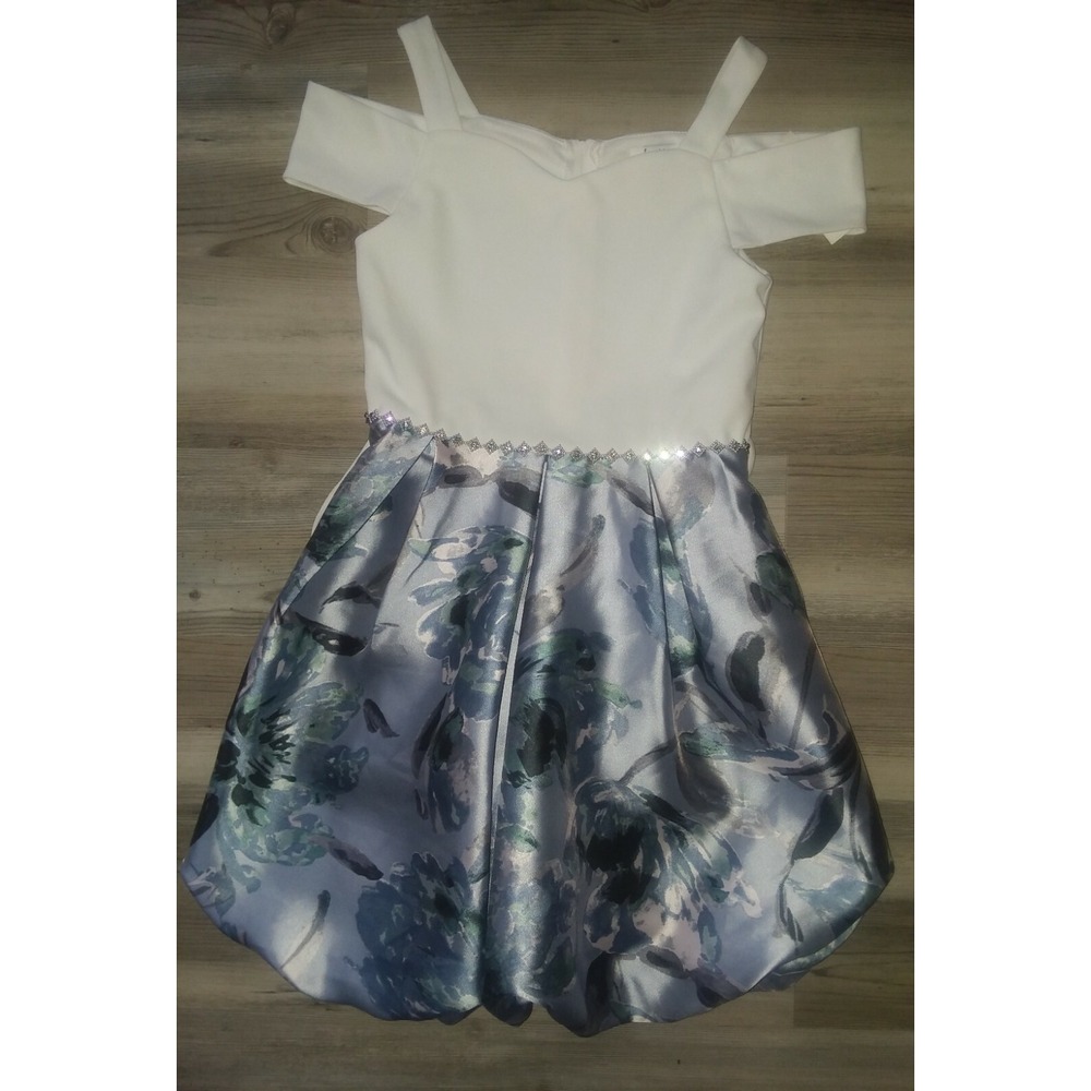Speechless Kids Floral Bubble Dress Size 7 Brand New